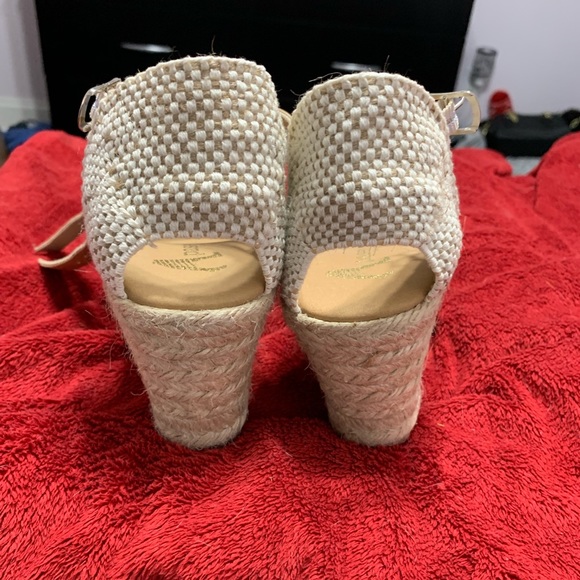 tan wedges - Picture 3 of 5